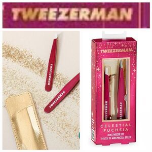 Tweezerman Celestial Fuchsia  Mini Tweezer Set